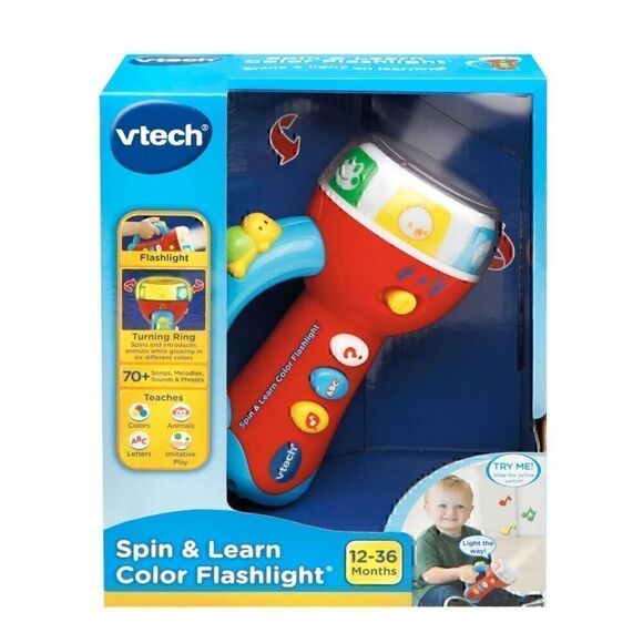 VTech Turn and Learn Driver, Role-Play Toy for Baby, Teaches Animals, Colors - Picture 5 of 5